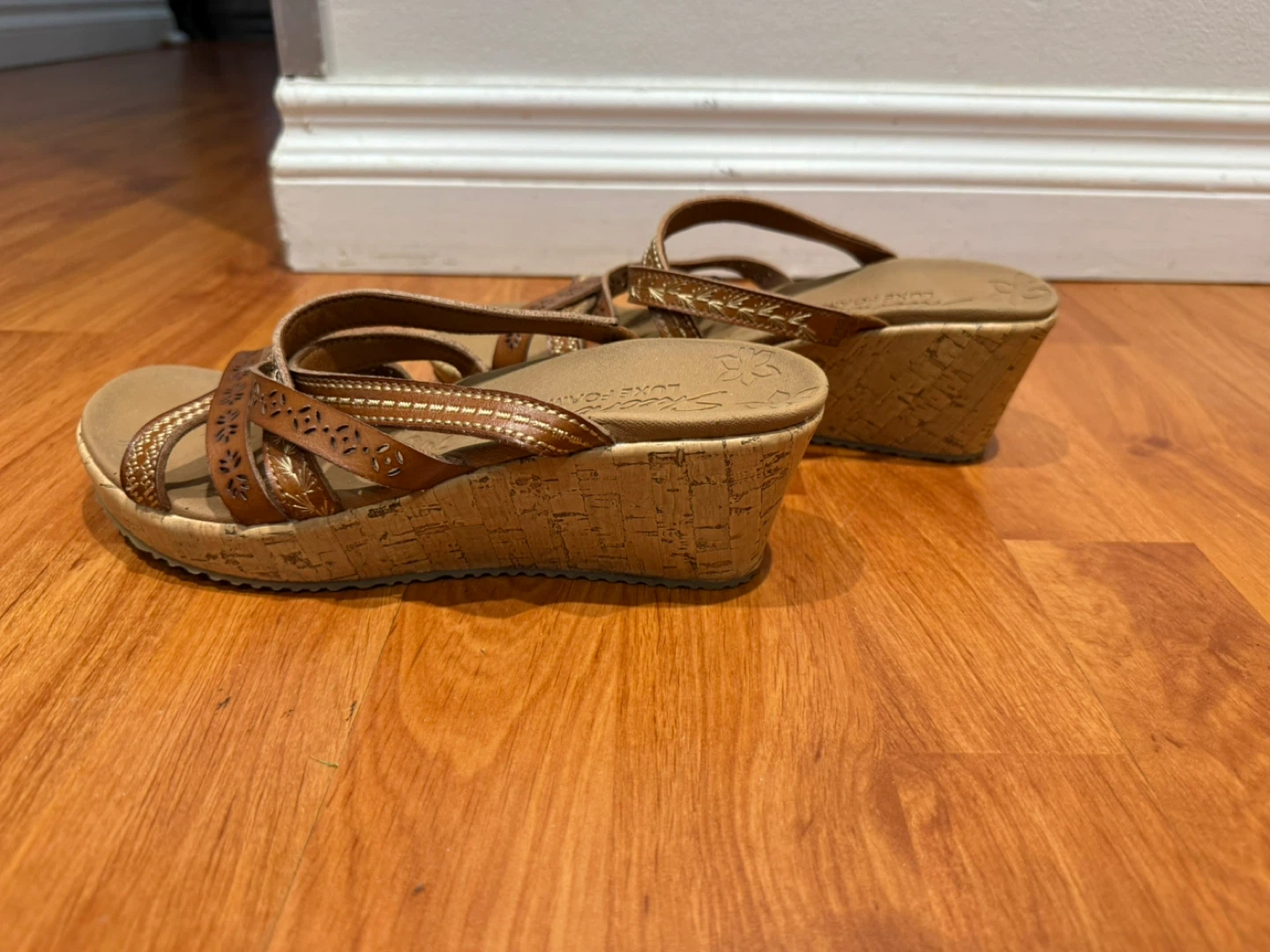 Skechers Wedge Sandals Brown - photo 2