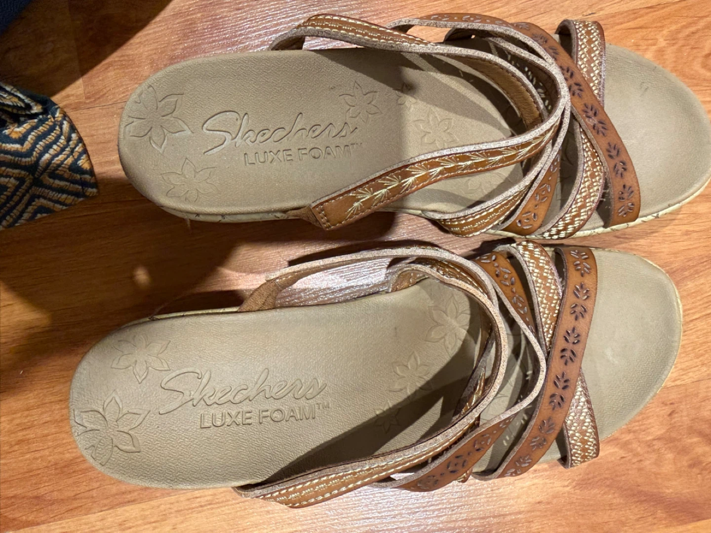 Skechers Wedge Sandals Brown - photo 4