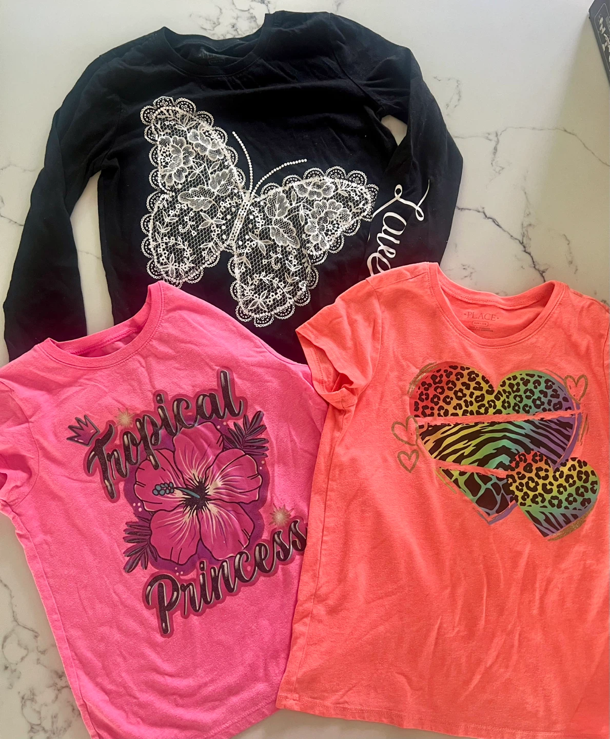 The Children's Place Girls T-Shirt ( Medium 7/8)