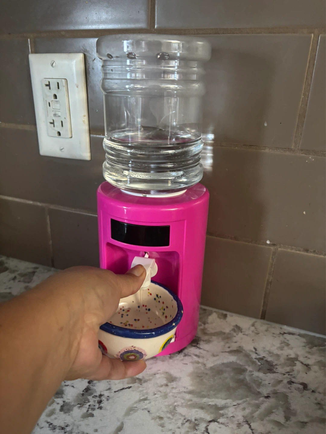 Pink Water Dispenser Toy