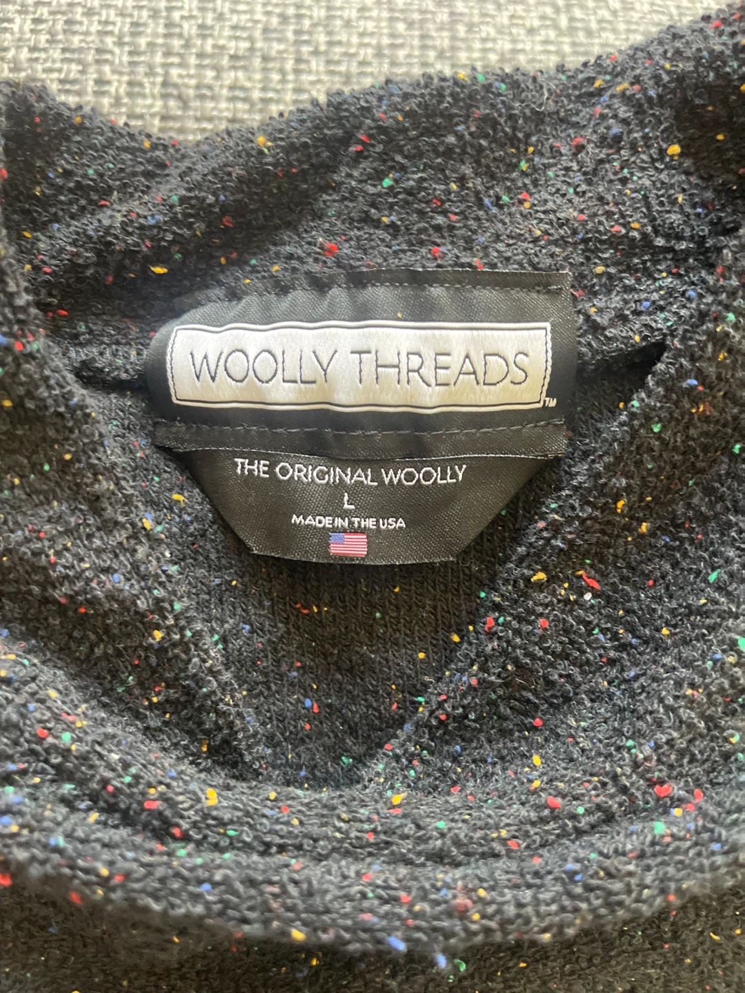 Woolly Threads "The Original Woolly" Sweater - Size L⚽️ - photo 2