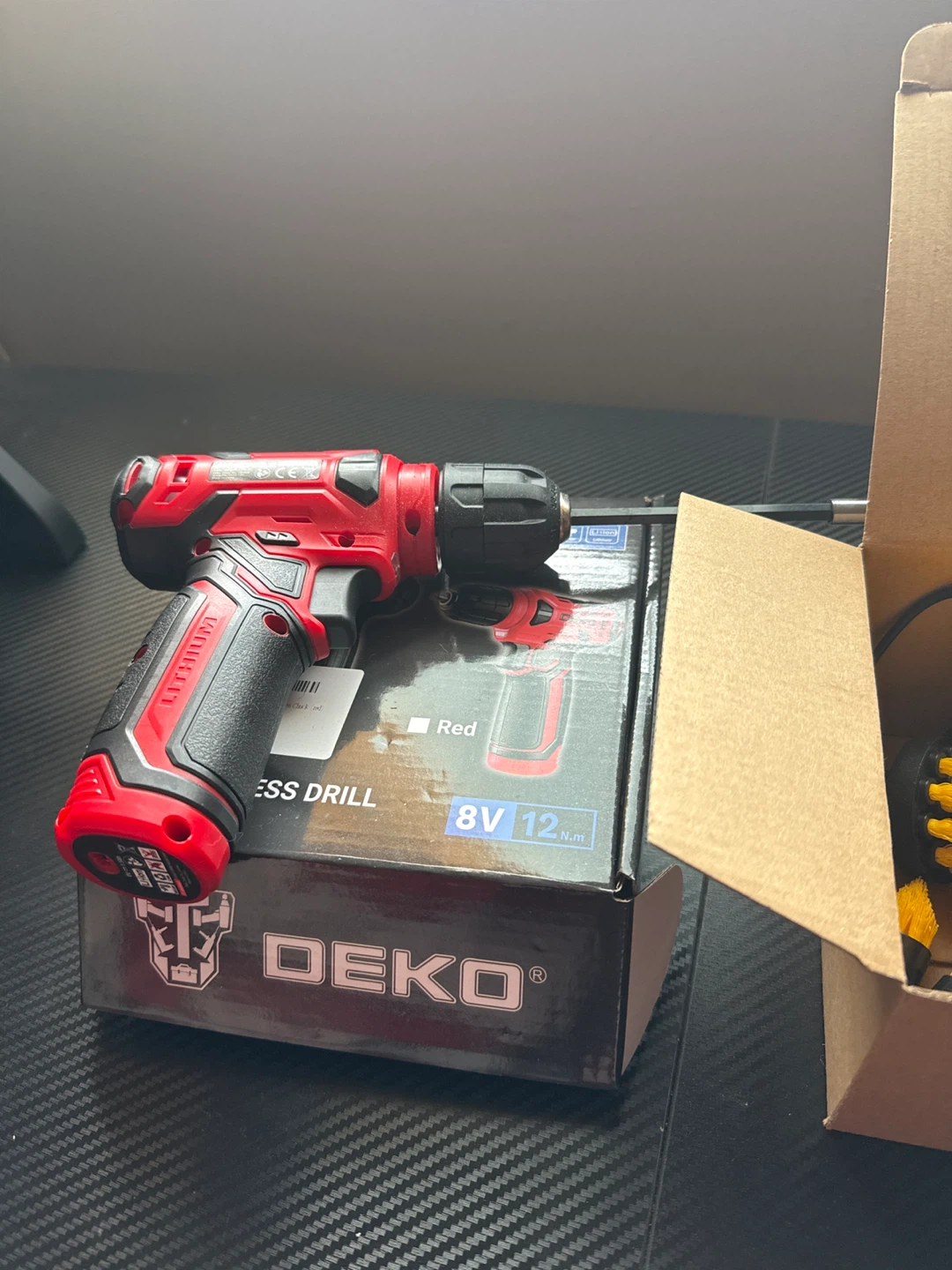 DEKO 8V Drill with Brush Attachment Set - photo 2