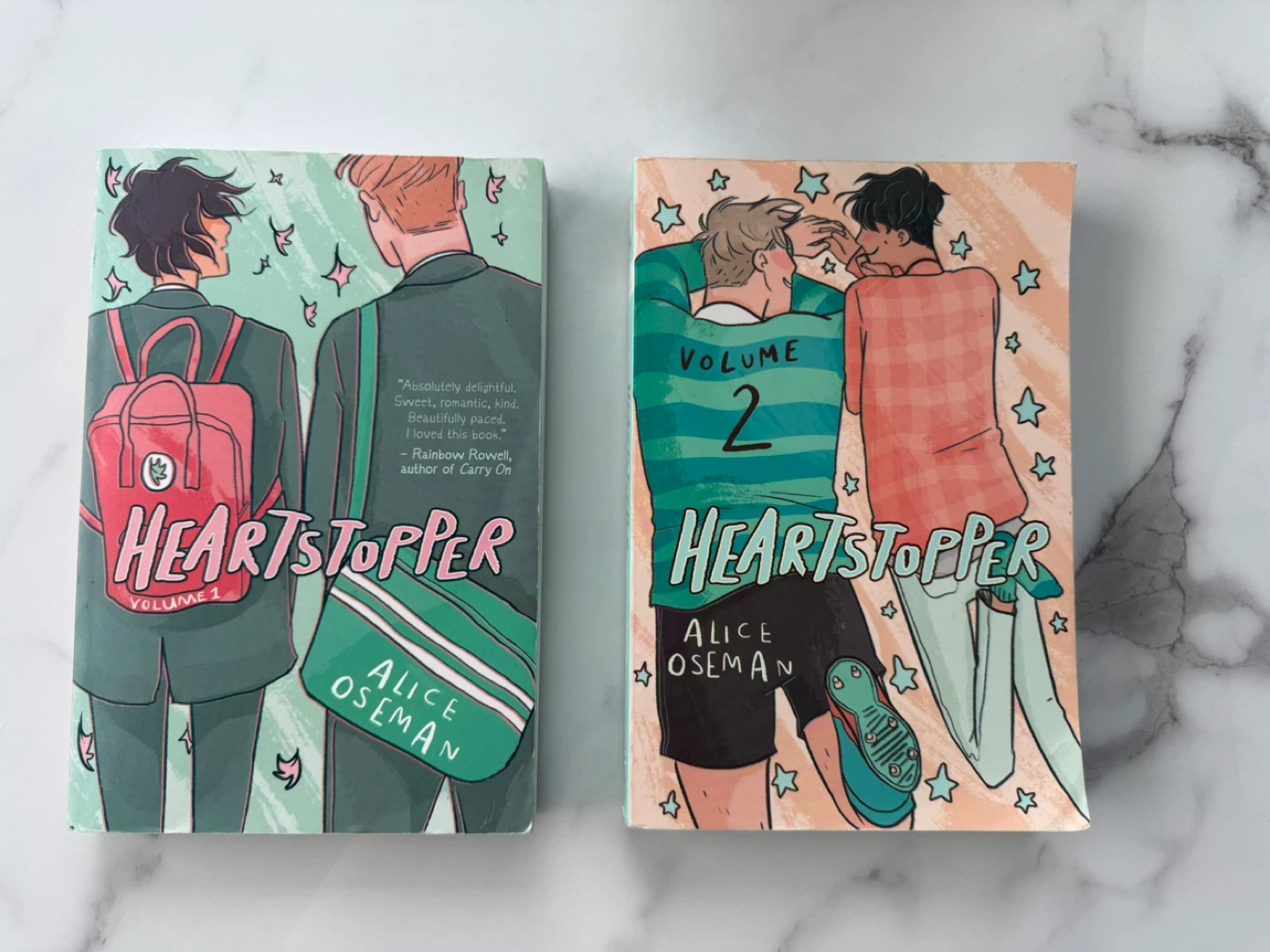 ⚽️Heartstopper Volume 1 & 2 Graphic Novels by Alice Oseman