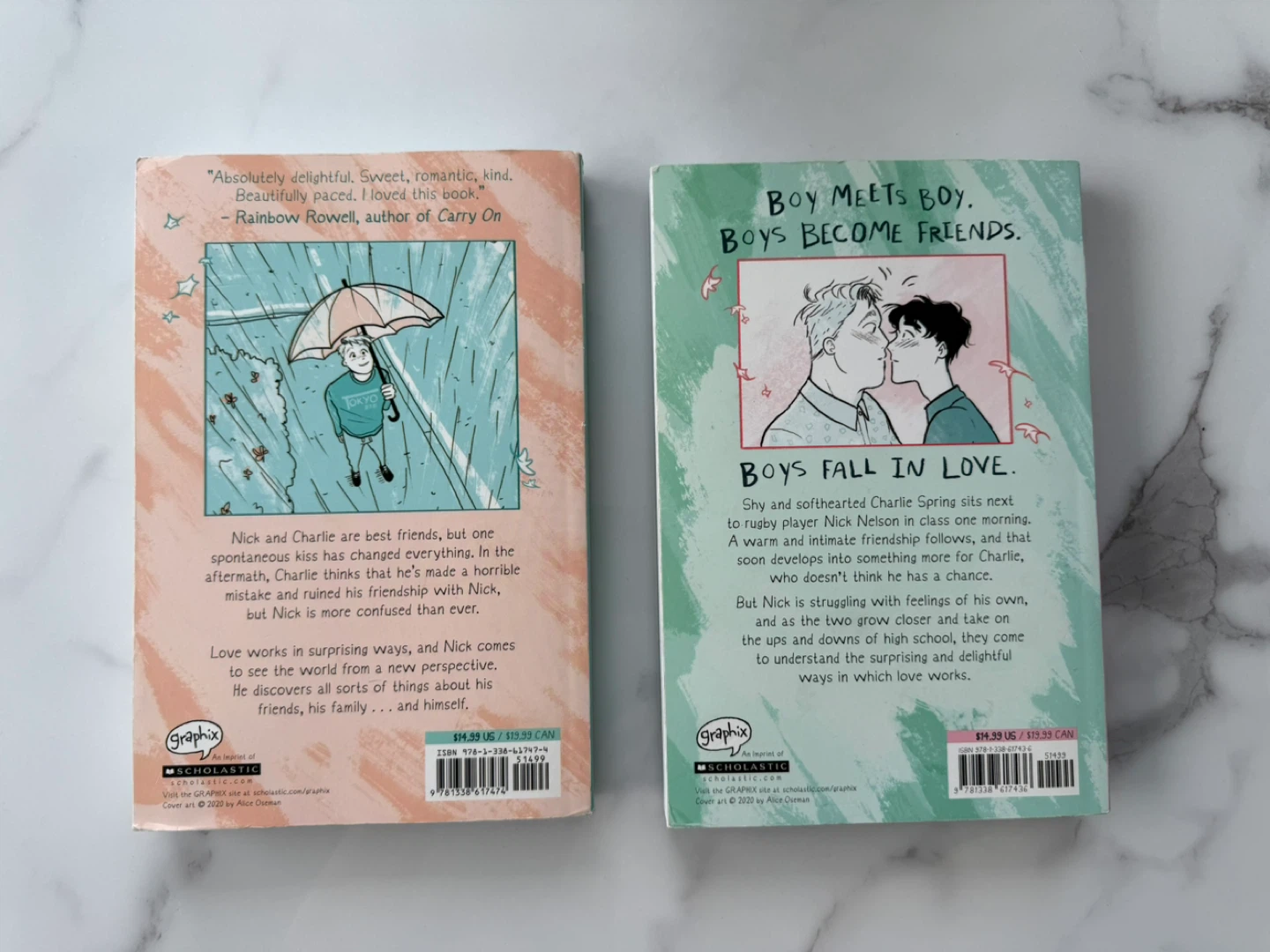 ⚽️Heartstopper Volume 1 & 2 Graphic Novels by Alice Oseman - photo 3