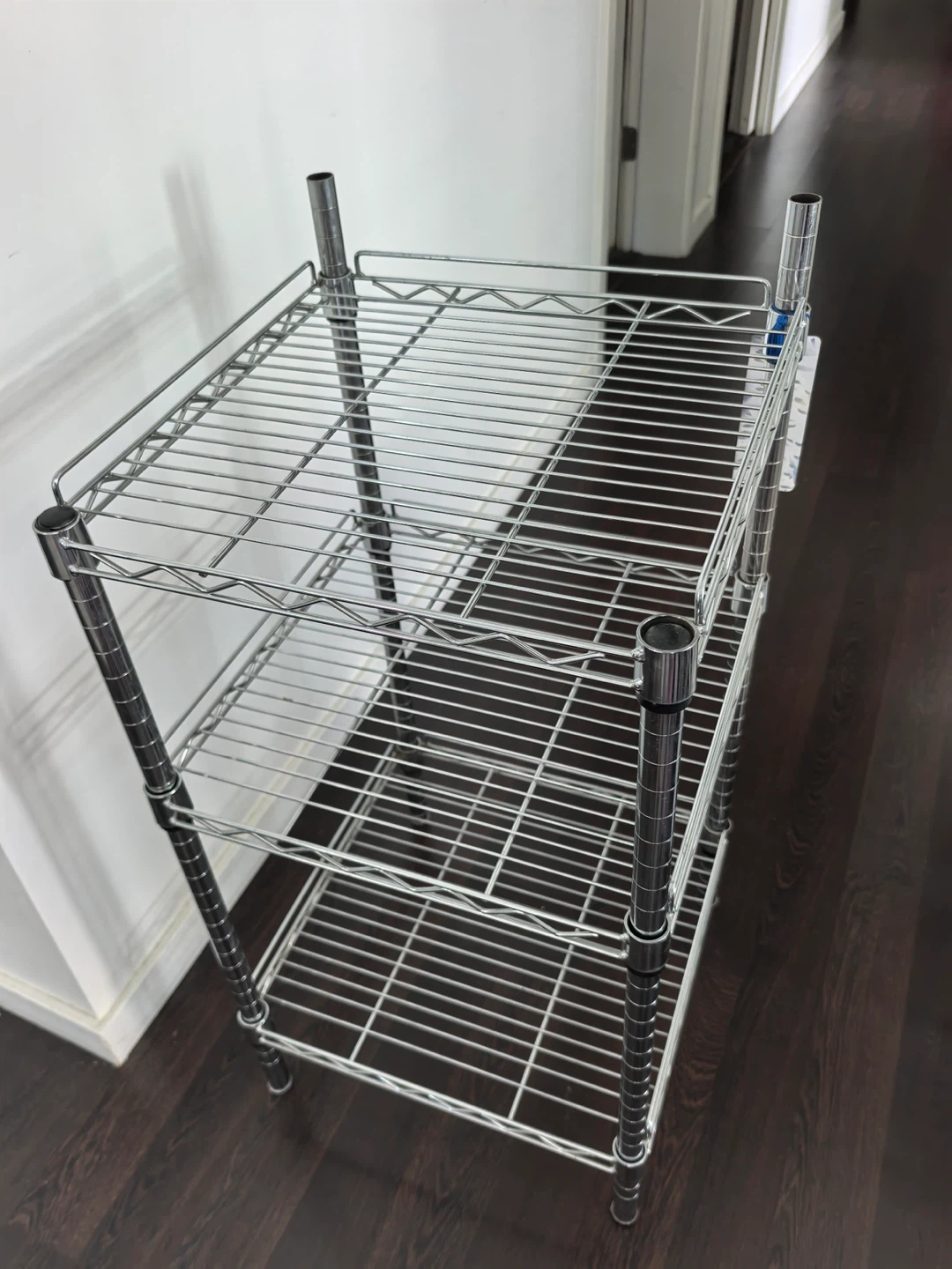 3 tier metal wire shelving