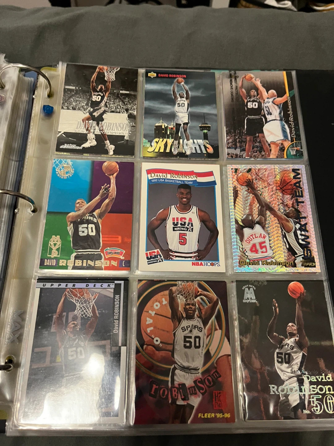 David Robinson San Antonio Spurs Basketball Cards - photo 5