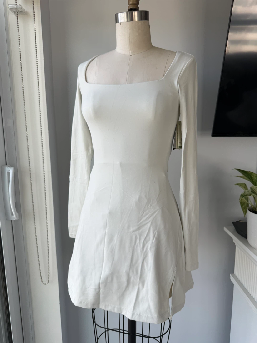 ⚽️Long Sleeve Mini Dress with shorts size xs