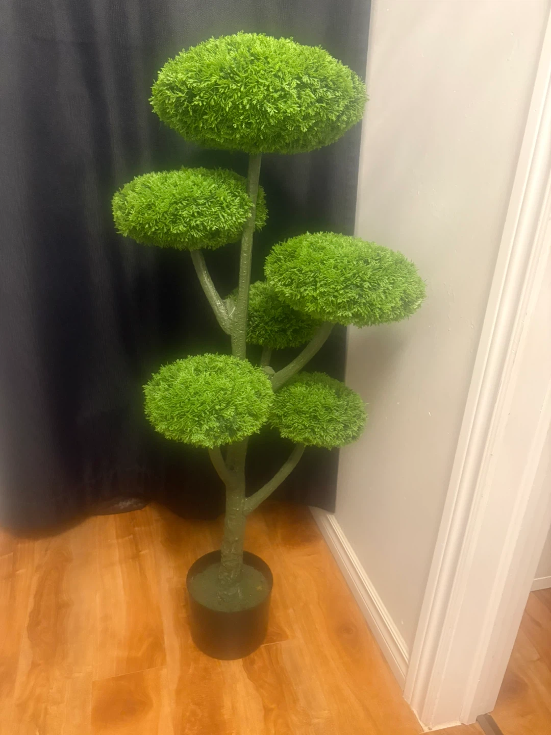 Goplus 45" Artificial Sesame Leaf Topiary Tree