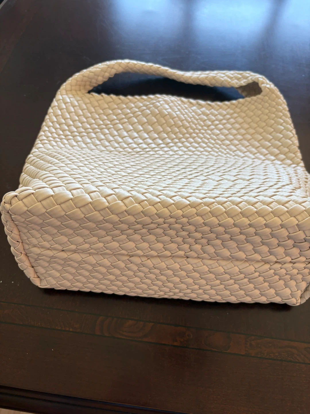 Woven Hobo Bag faux leather. NEW - photo 2