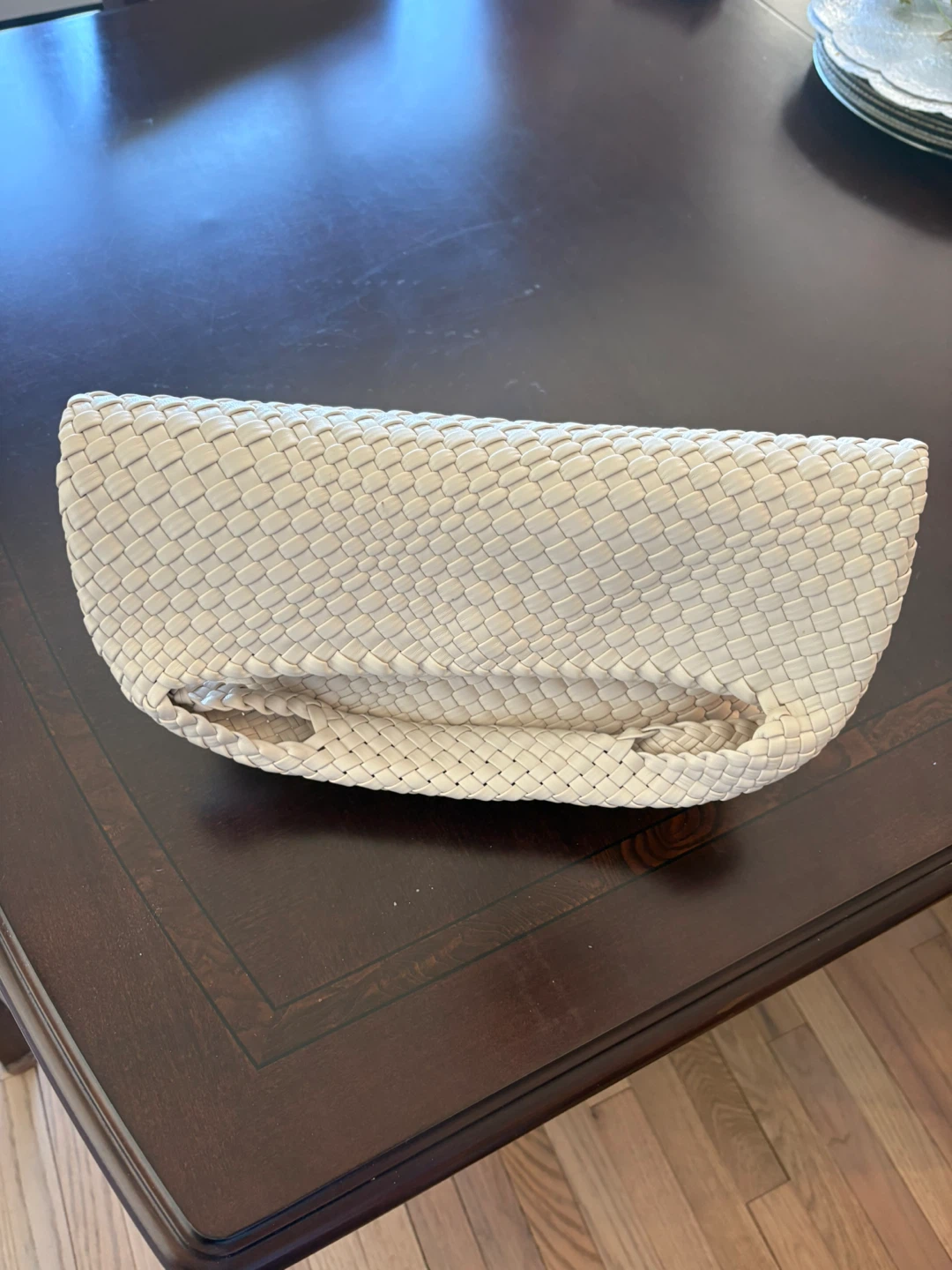 Woven Hobo Bag faux leather. NEW - photo 4
