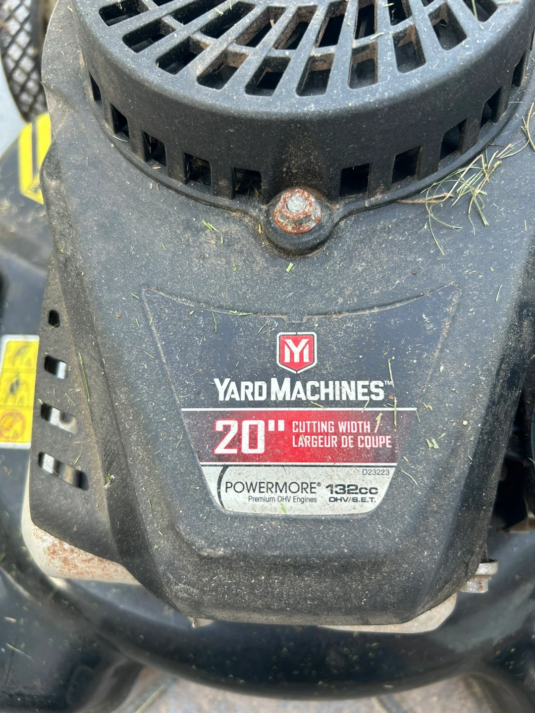 Yard Machines 20" Gas Lawn Mower - photo 2