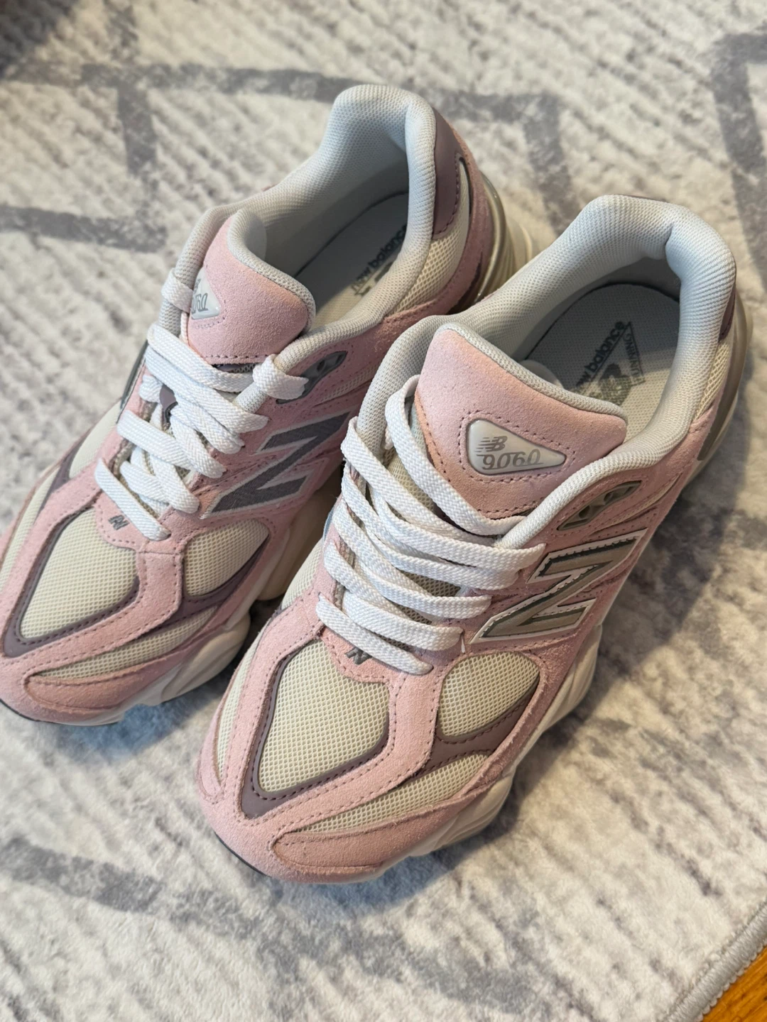 New Balance 9060 Pink/Cream Women's Sneakers