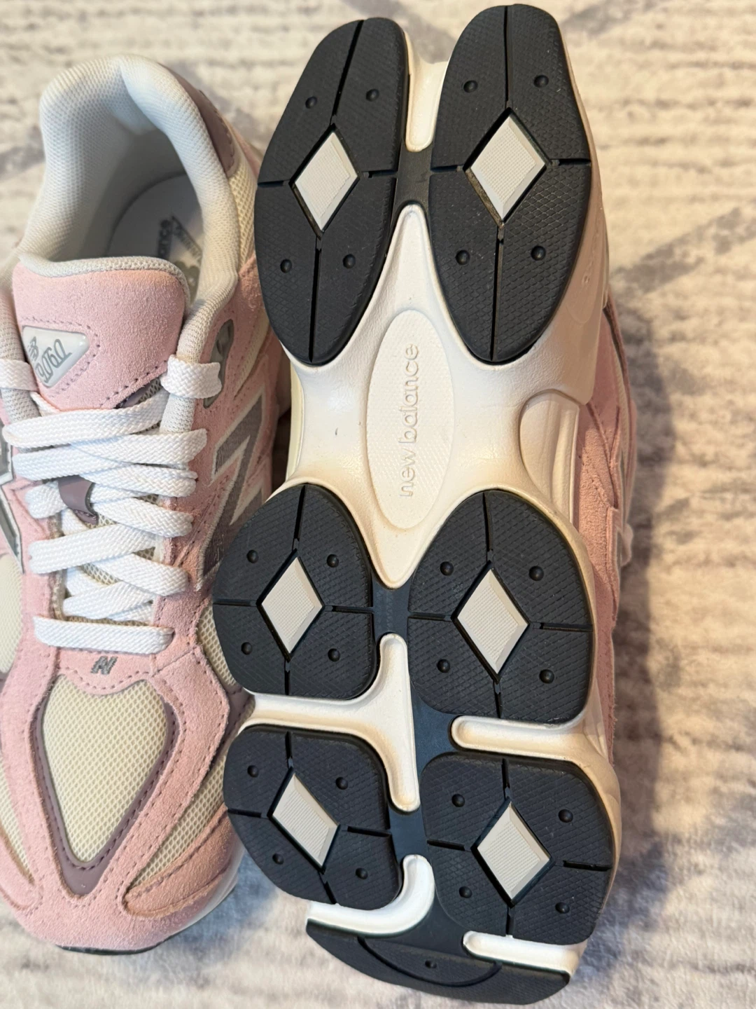 New Balance 9060 Pink/Cream Women's Sneakers - photo 3