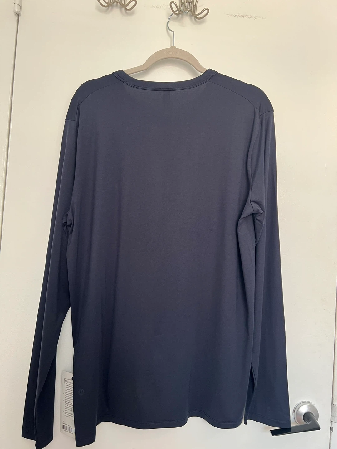 Lululemon The Fundamental LS T-Shirt Navy Blue Size L - photo 3
