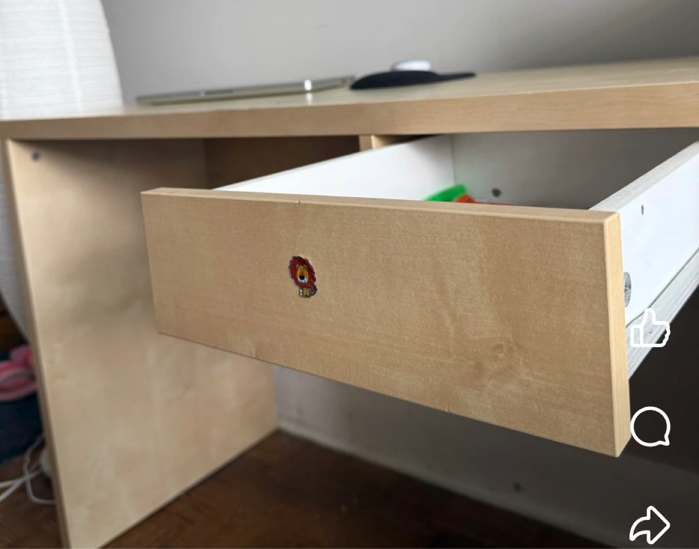 Desk with Drawer - photo 2