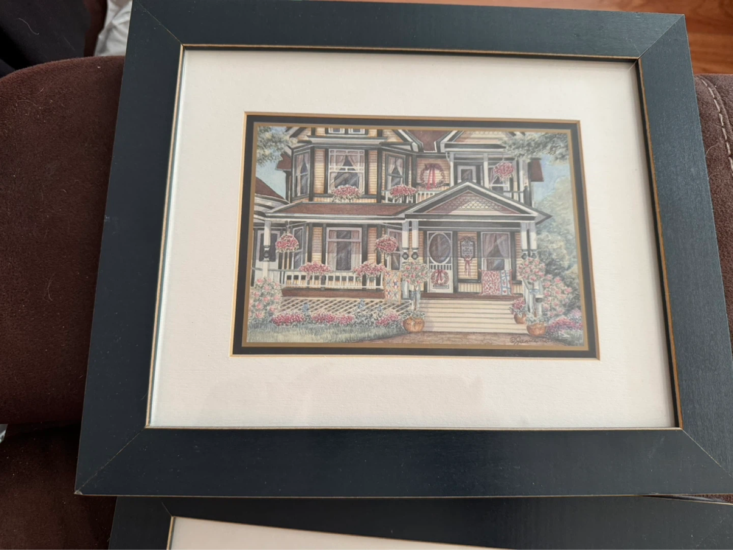 Framed Art Prints of Houses (Set of 2) - photo 2