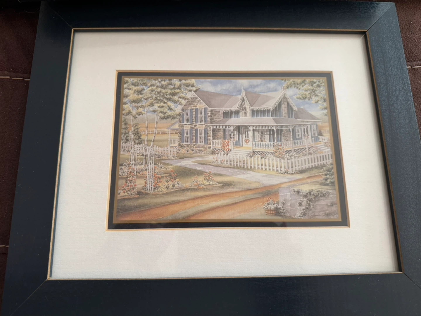 Framed Art Prints of Houses (Set of 2) - photo 3