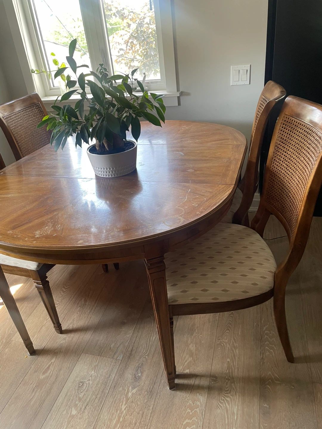 Wooden Dining Table with  6 Chairs ⚽️ - photo 2