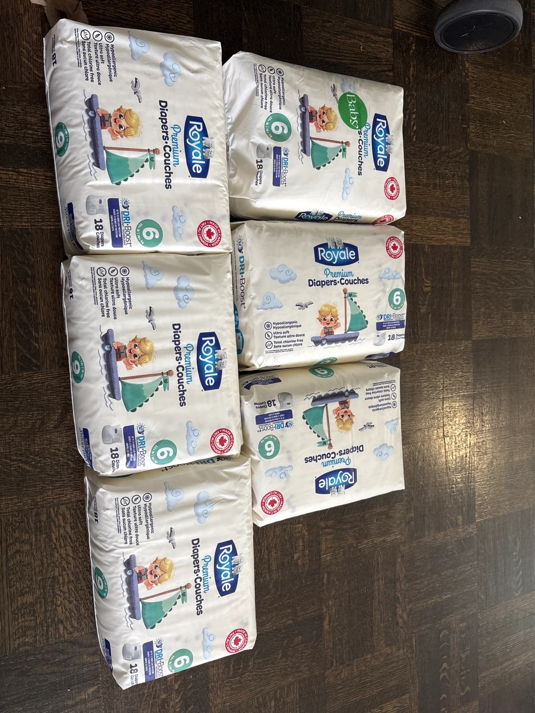 Royale Premium Diapers - Size 6 ⚽