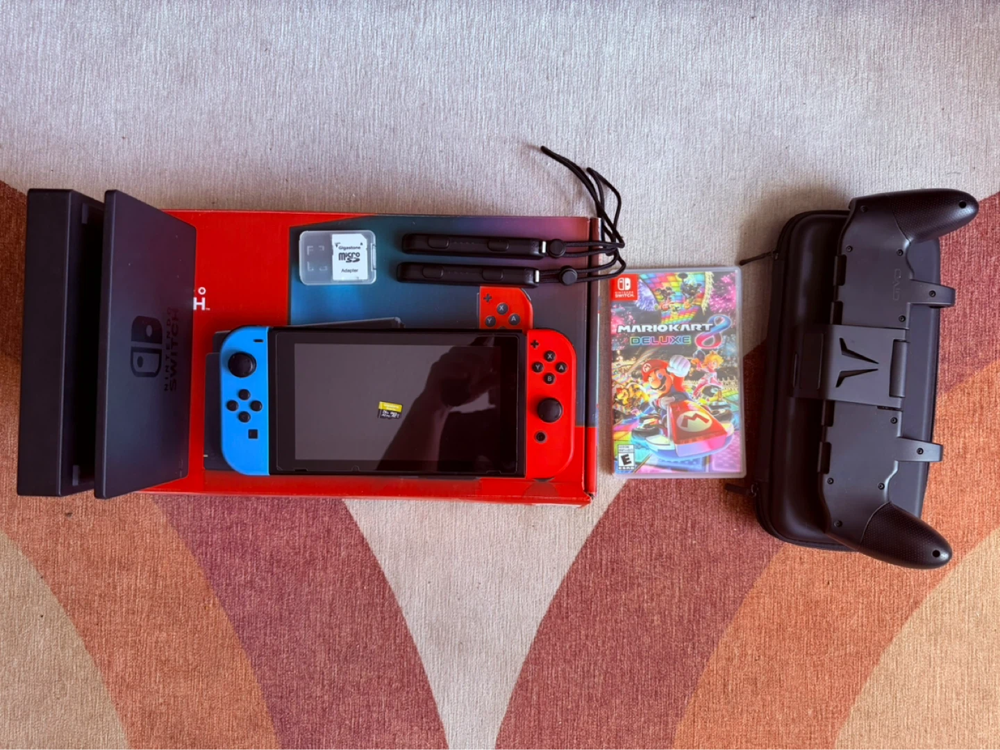 Nintendo Switch 1 Mario Kart 8 Deluxe Bundle