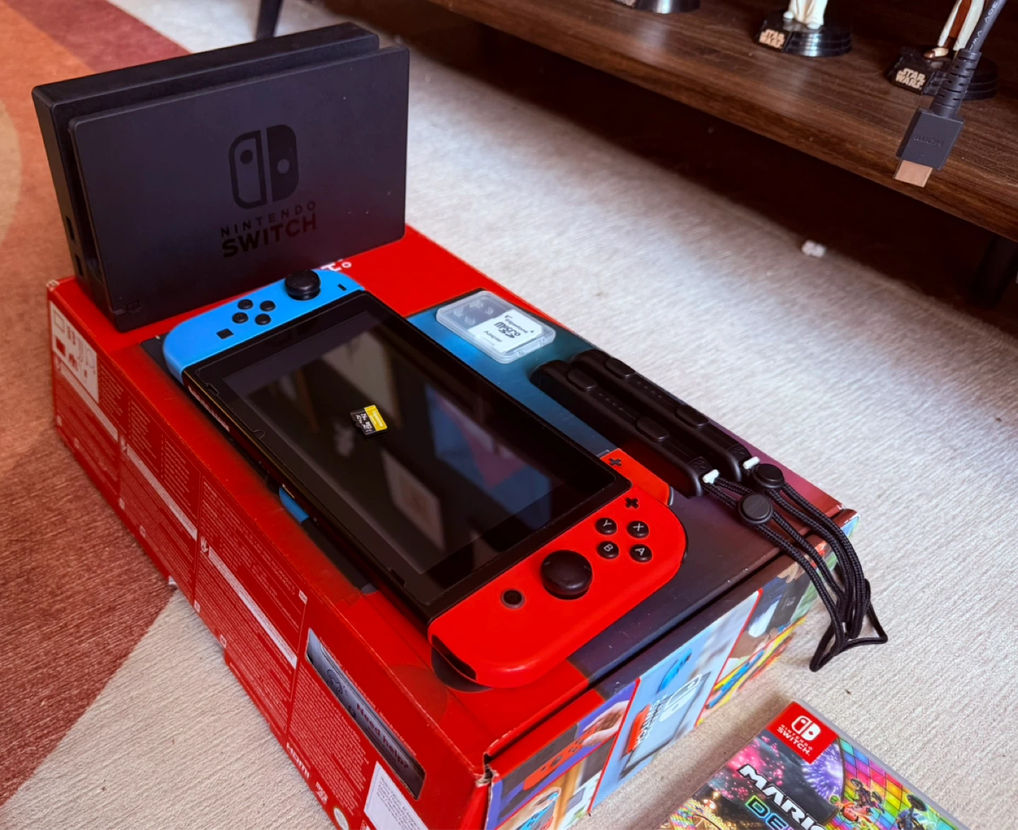 Nintendo Switch 1 Mario Kart 8 Deluxe Bundle - photo 3