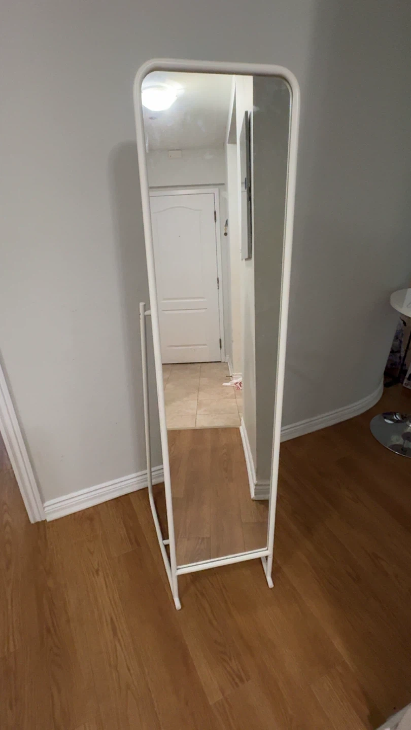 IKEA KNAPPER Standing Mirror - White - photo 2