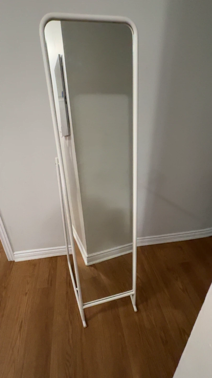 IKEA KNAPPER Standing Mirror - White - photo 5