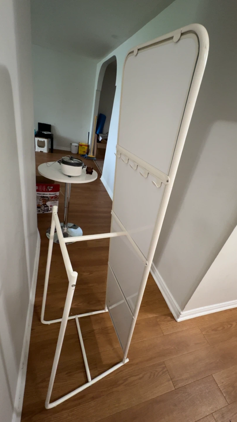 IKEA KNAPPER Standing Mirror - White - photo 4