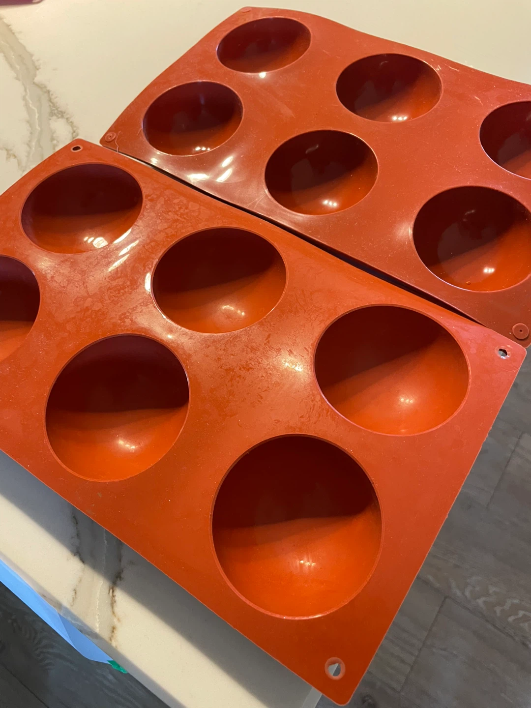 Silicone Half Sphere Molds - 2 Pack ⚽️ - photo 2