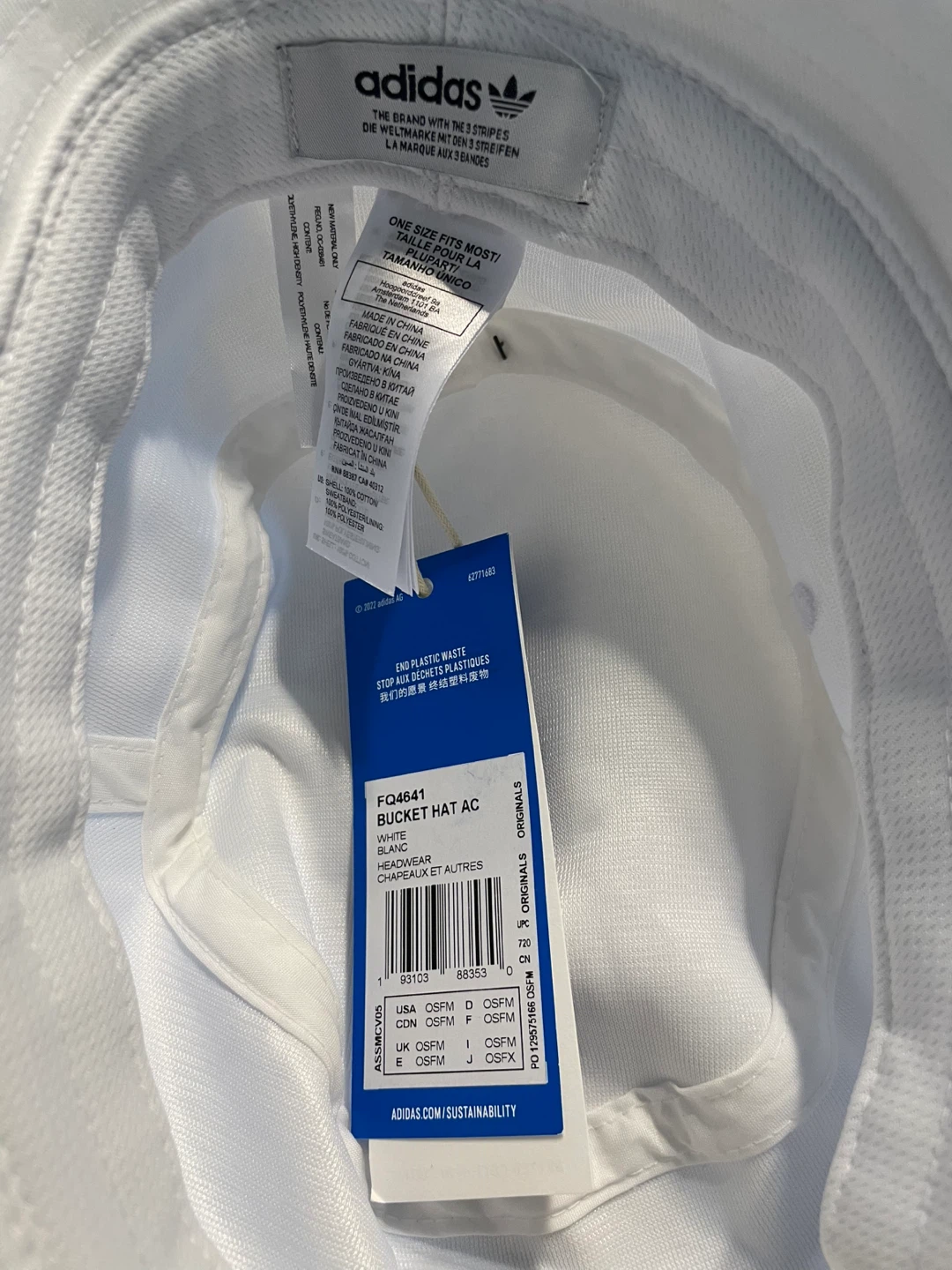 Adidas Bucket Hat AC White ⚽️ - photo 3