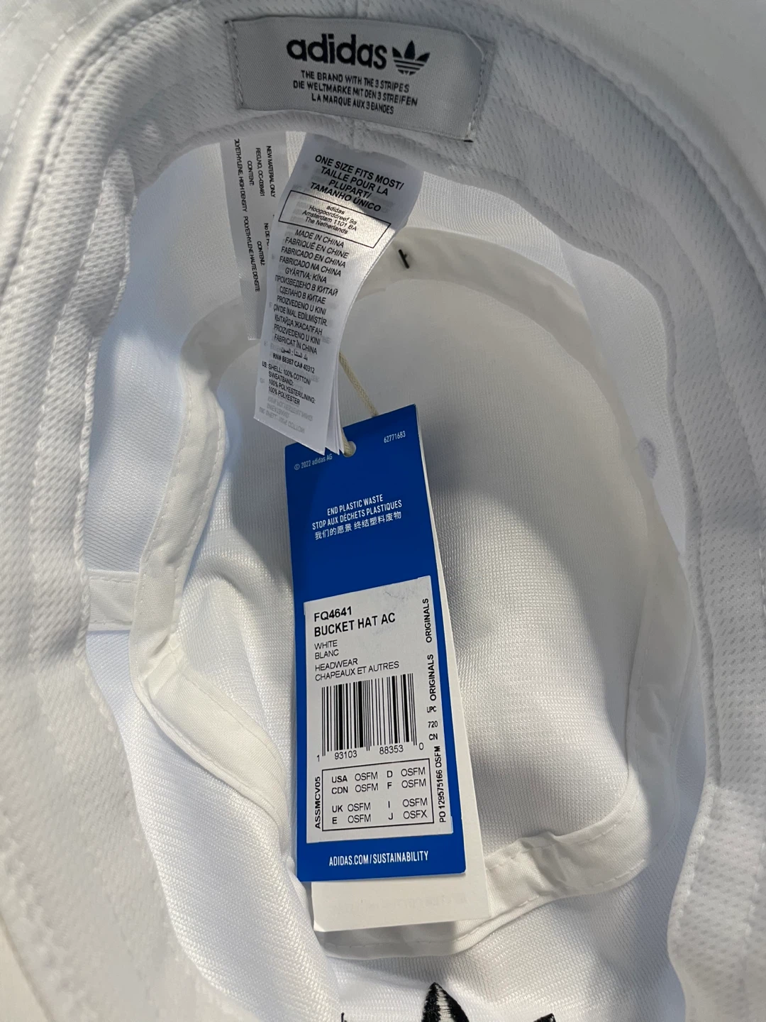 Adidas Bucket Hat AC White ⚽️ - photo 2