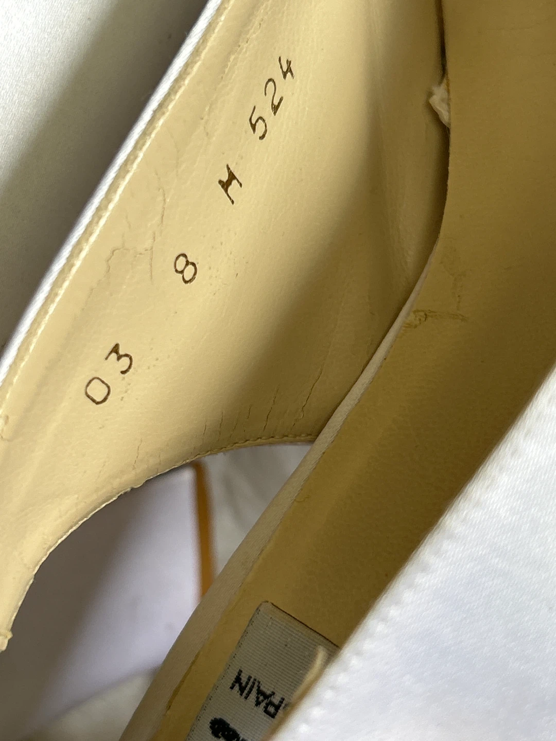 ⚽️White Satin Slingback Heels - Jazz - photo 5
