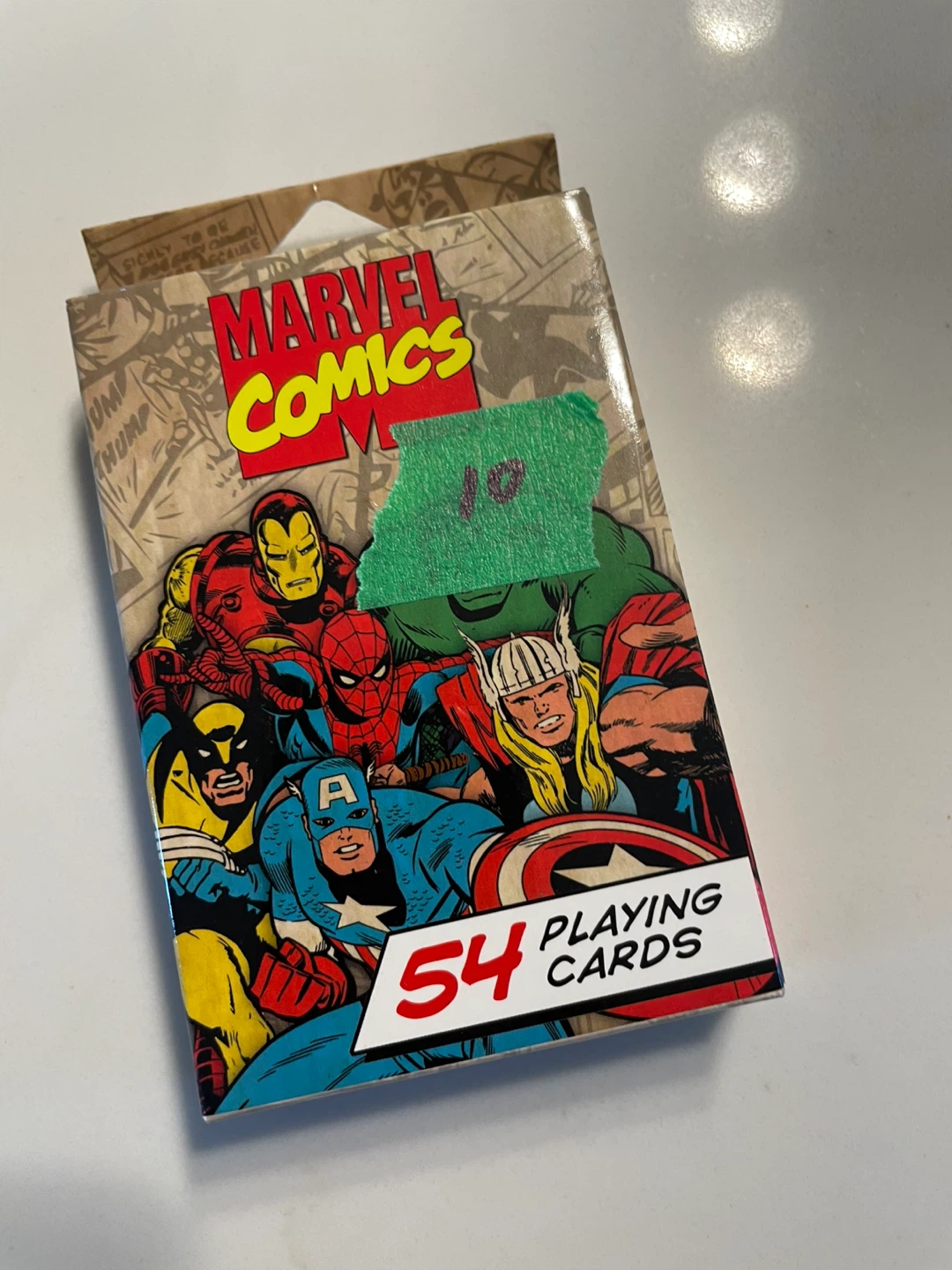 Marvel Comics Playing Cards - 54 Cards ⚽️