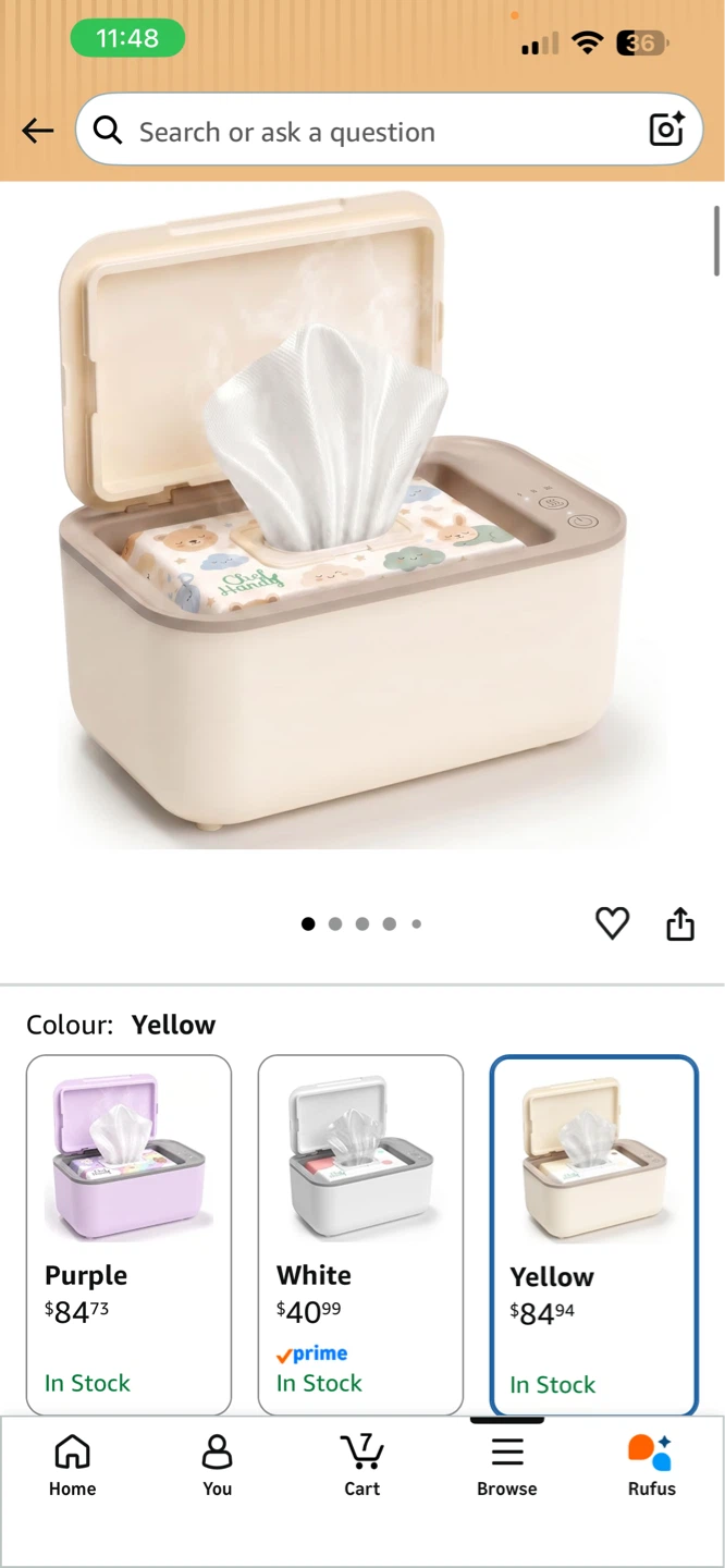 ChefHandy Baby Wipe Warmer - ( 2 available at $ 30 each ) - photo 3