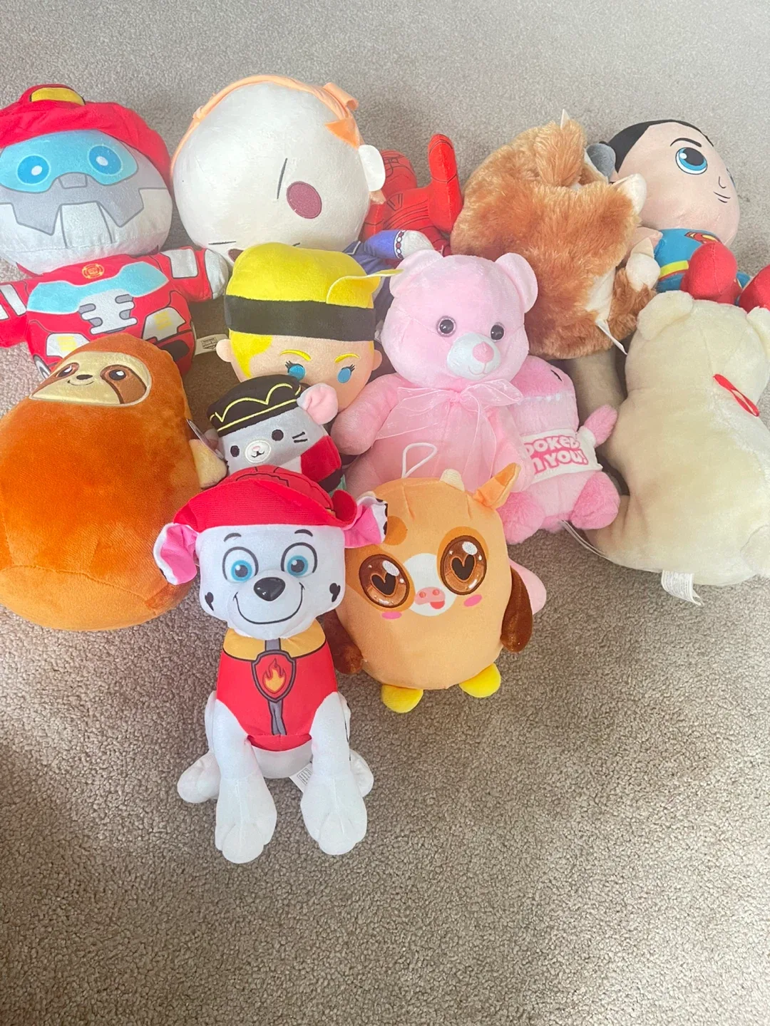 Assorted Stuffed Plush Toys