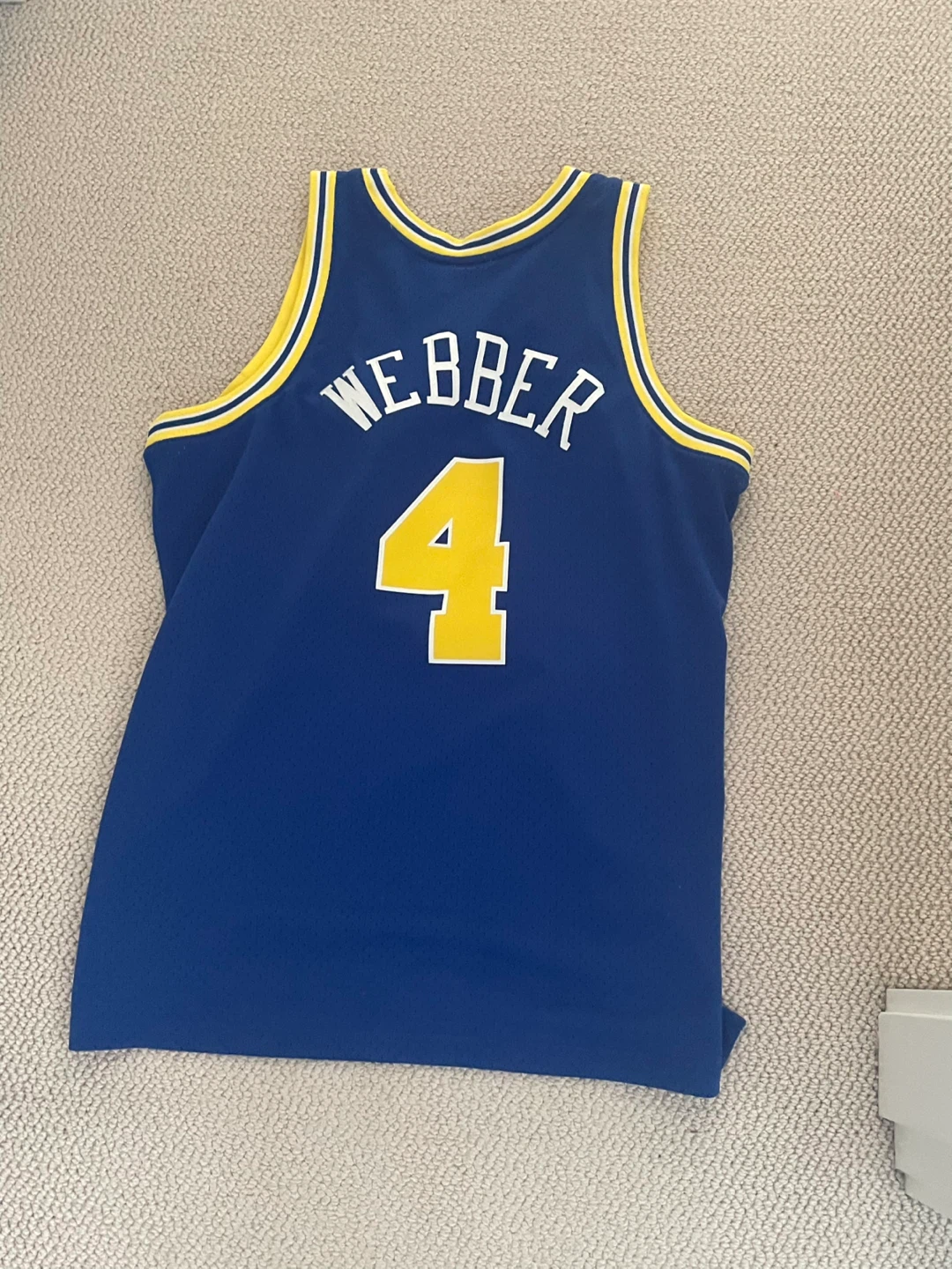 Mitchell & Ness Warriors Chris Webber #4 Jersey - photo 2