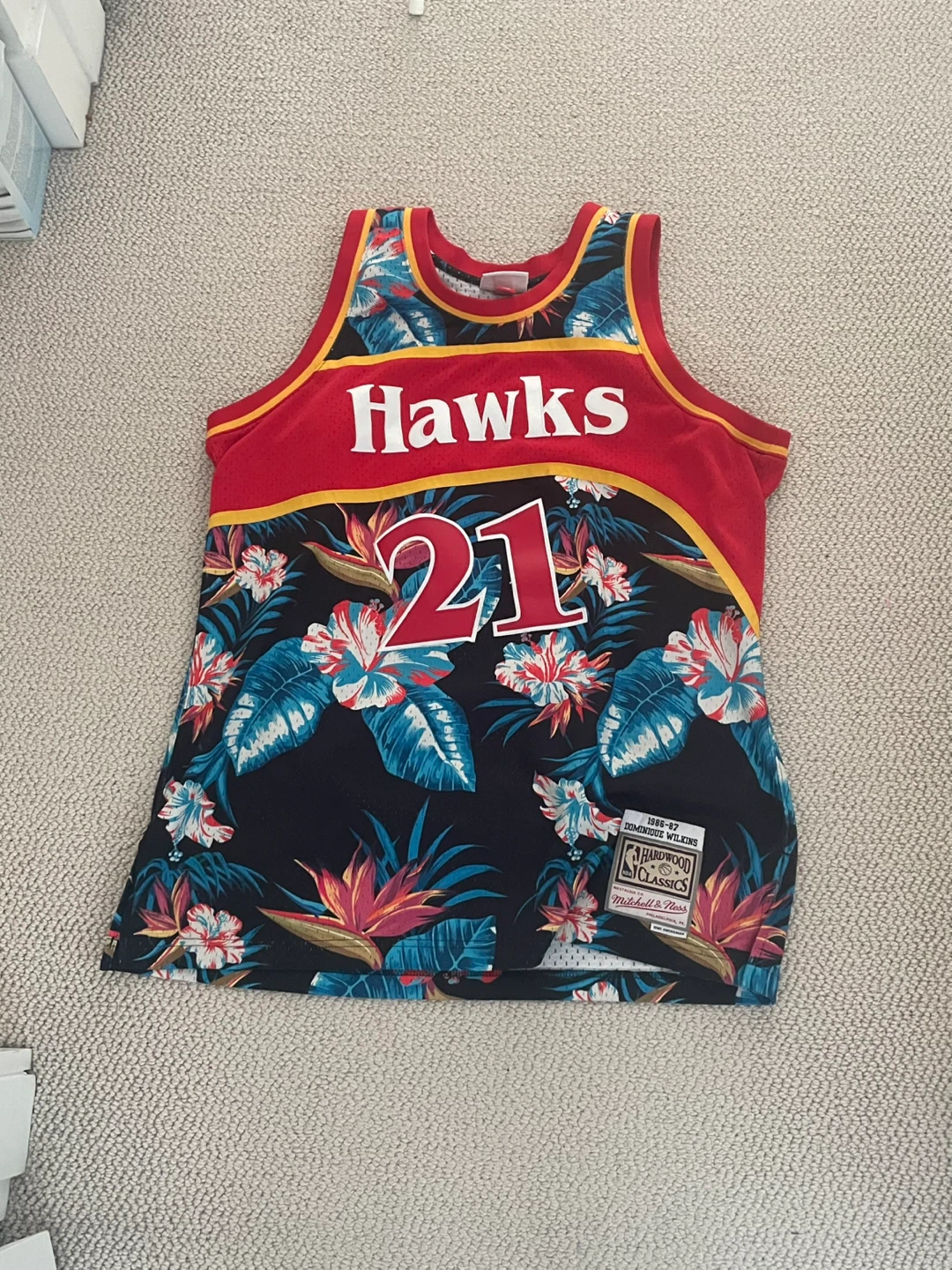 Mitchell & Ness Atlanta Hawks Wilkins Jersey 21