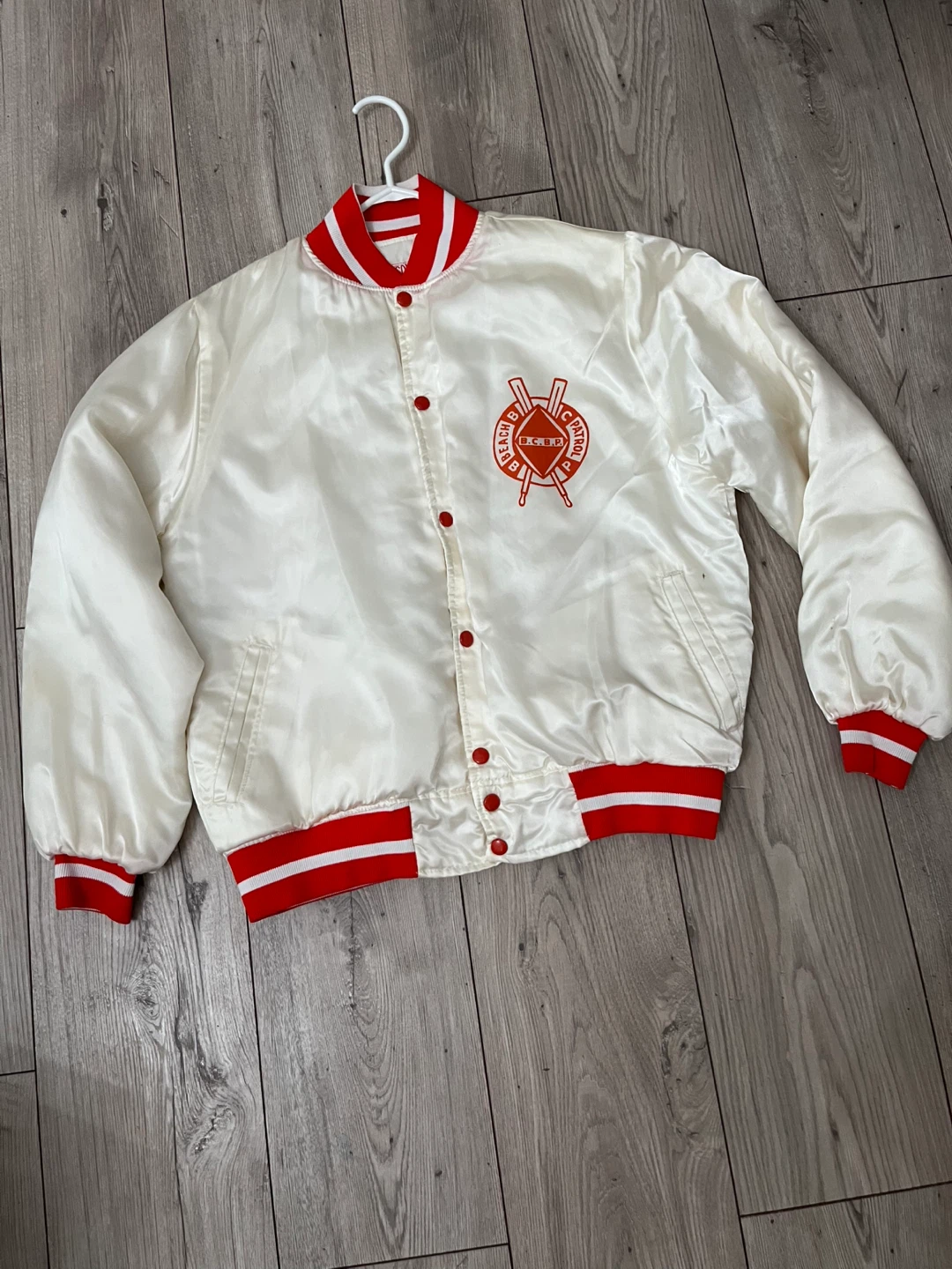 Vintage Tealsun Brigantine Beach Patrol Bomber Jacket ⚽️
