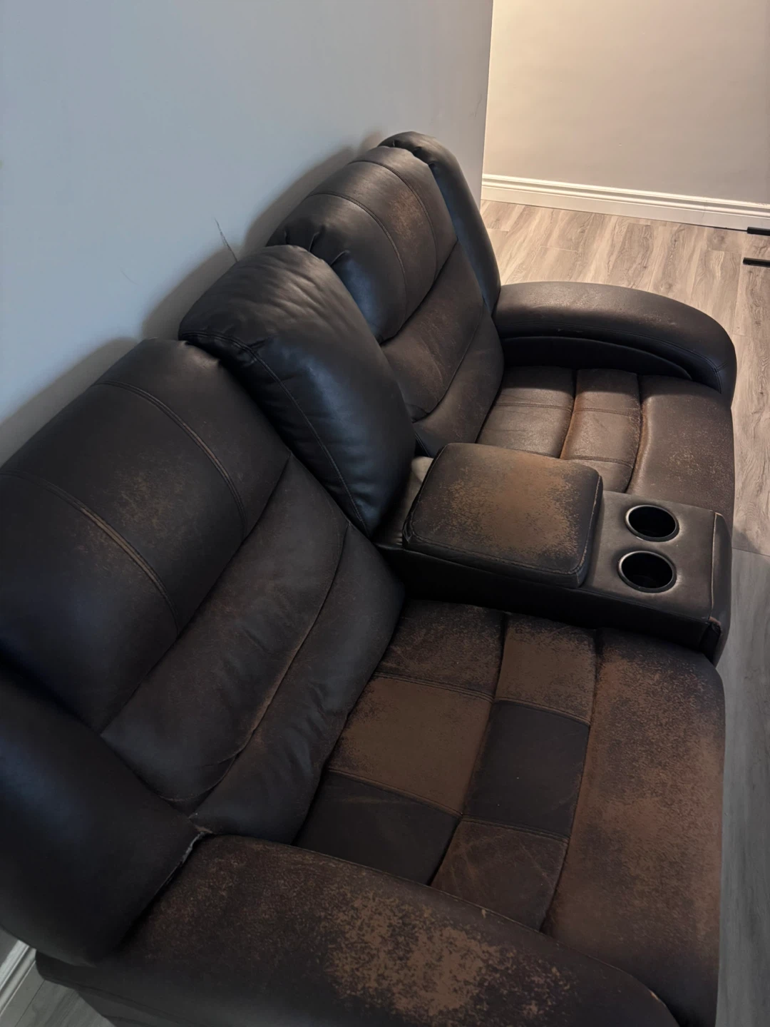 Double Recliner with Cup Holders - photo 2