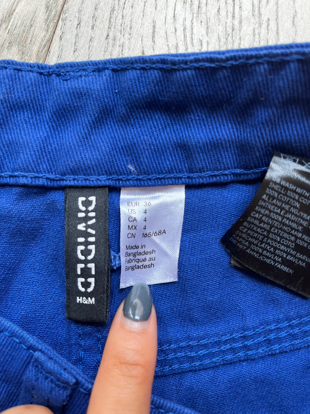 ⚽️H&M Blue Shorts Size 165/68A - photo 2