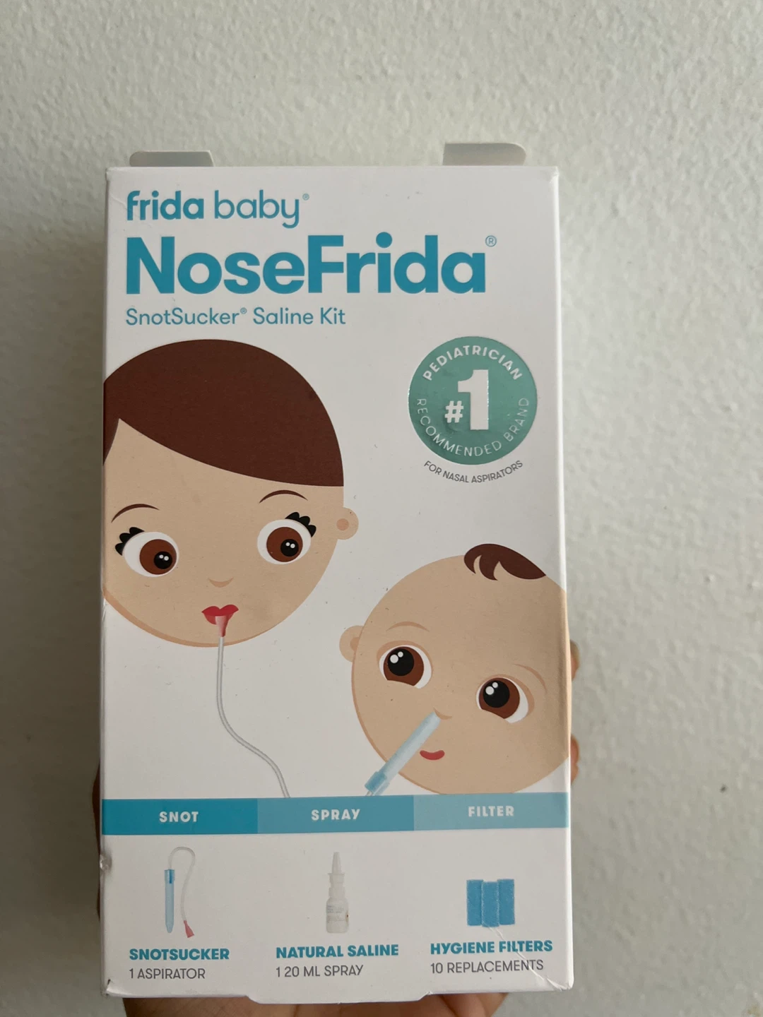 ⚽️Frida Baby NoseFrida SnotSucker Saline Kit