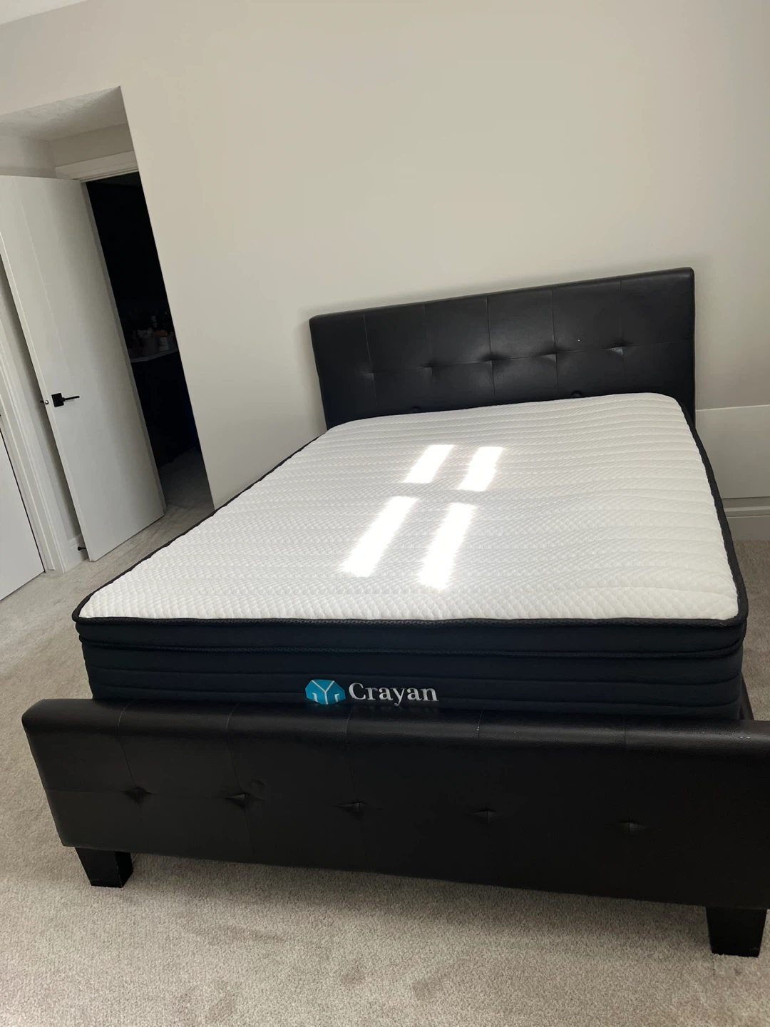 Bed frame with Mattress