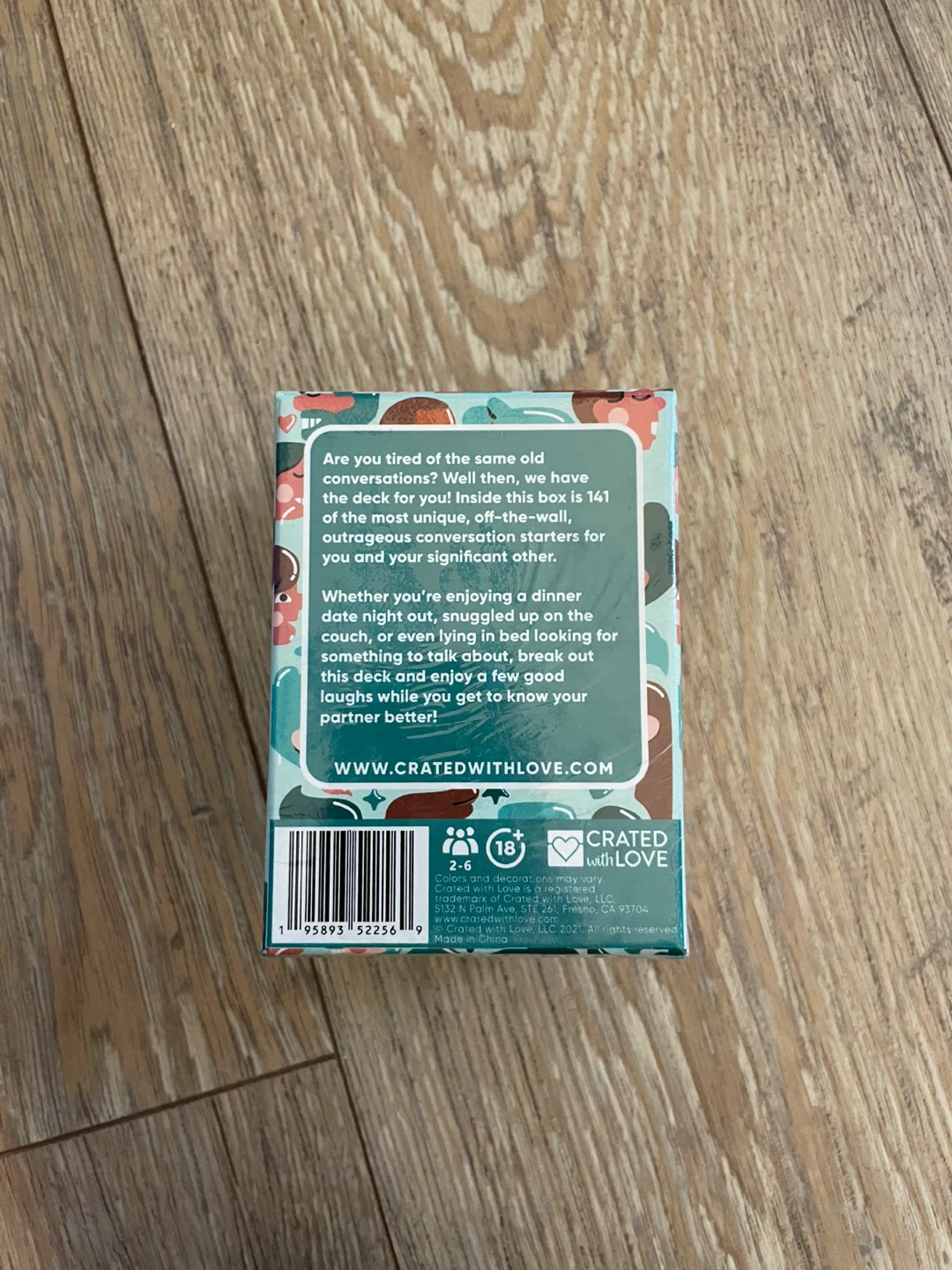 ⚽️Crated with Love Outrageous Conversation Starters Card Game - photo 2
