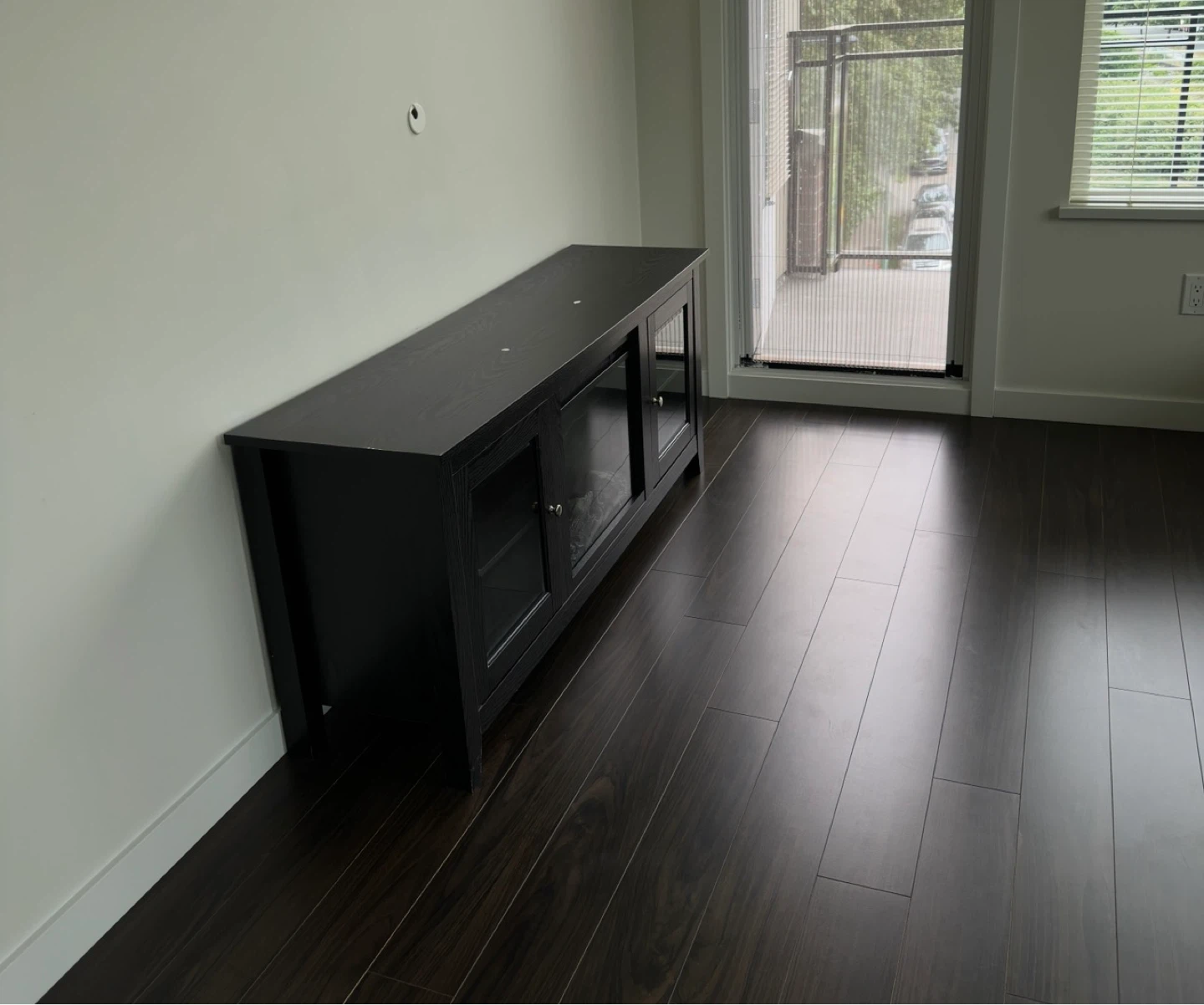 TV stand without fireplace