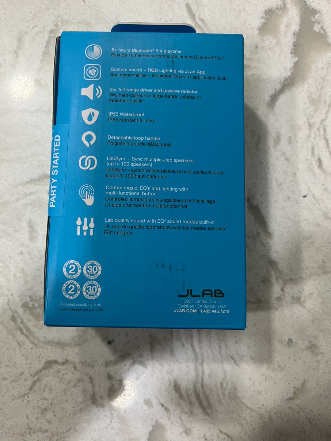 JLab Pop Party Ultra-Portable Bluetooth Speaker - photo 2