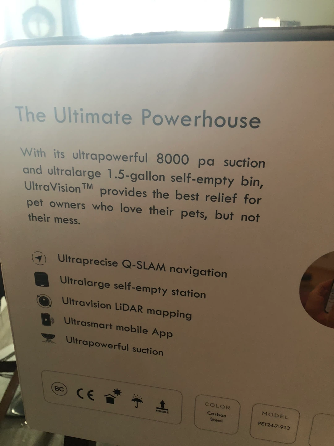 Ultrasound robot vacuum PET24-7-913 - photo 4