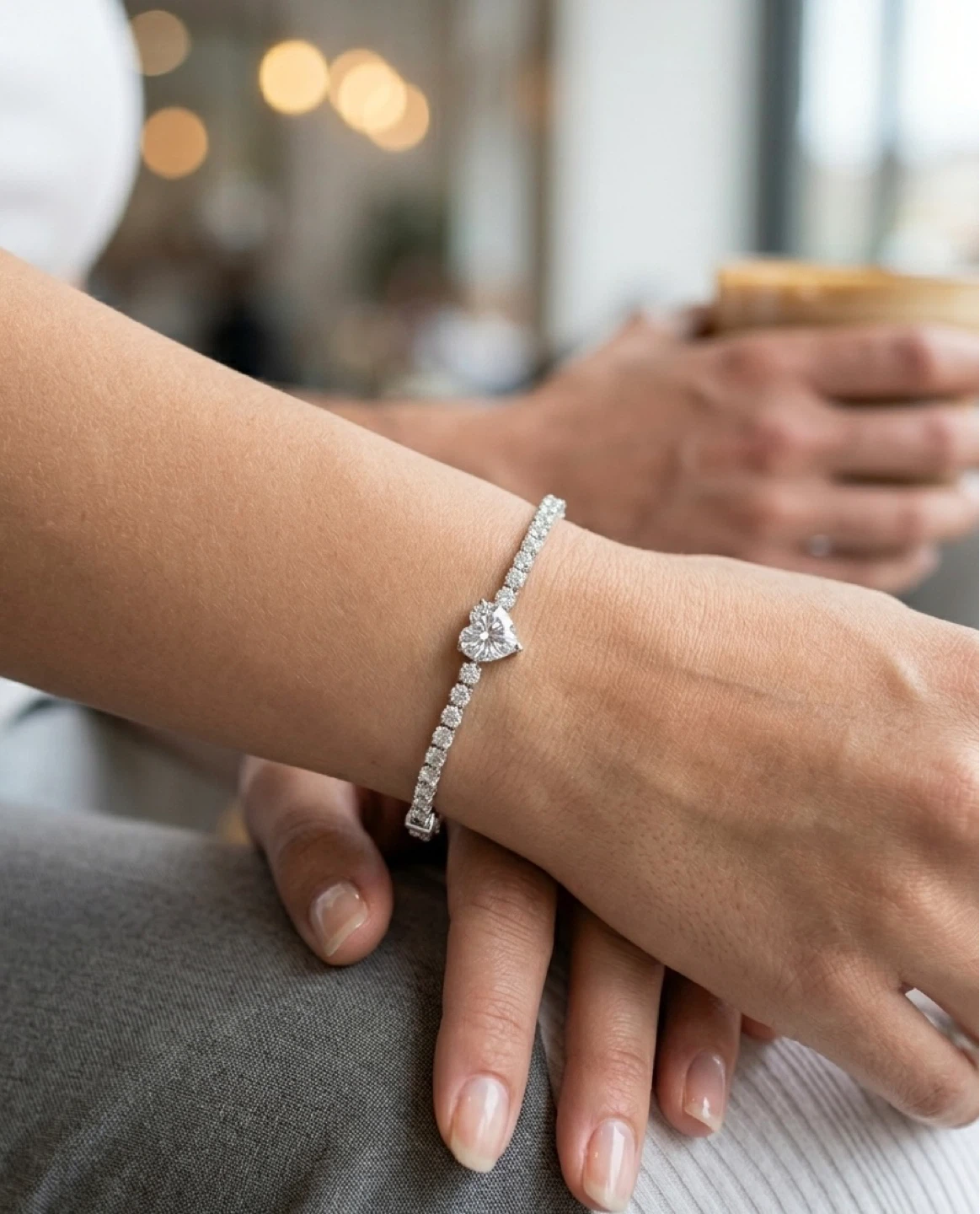 Pandora Timeless Heart Tennis Bracelet