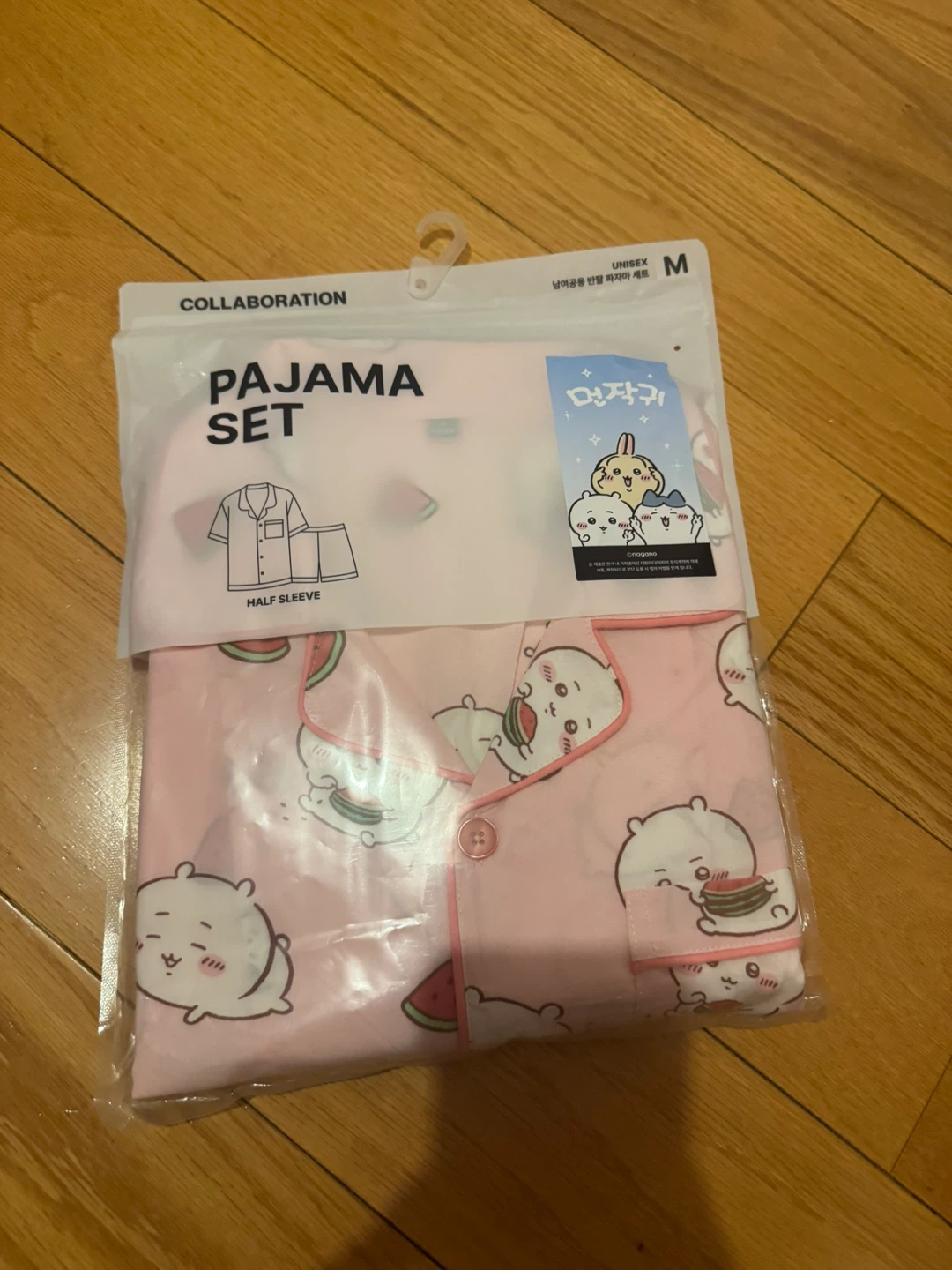 SPAO PAJAMA SET Pink Cartoon Print Size M