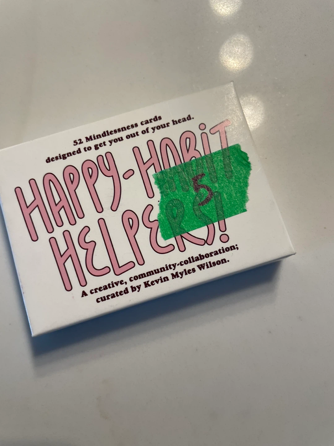 ⚽️Happy Habit Helpers! 52 Mindlessness Cards