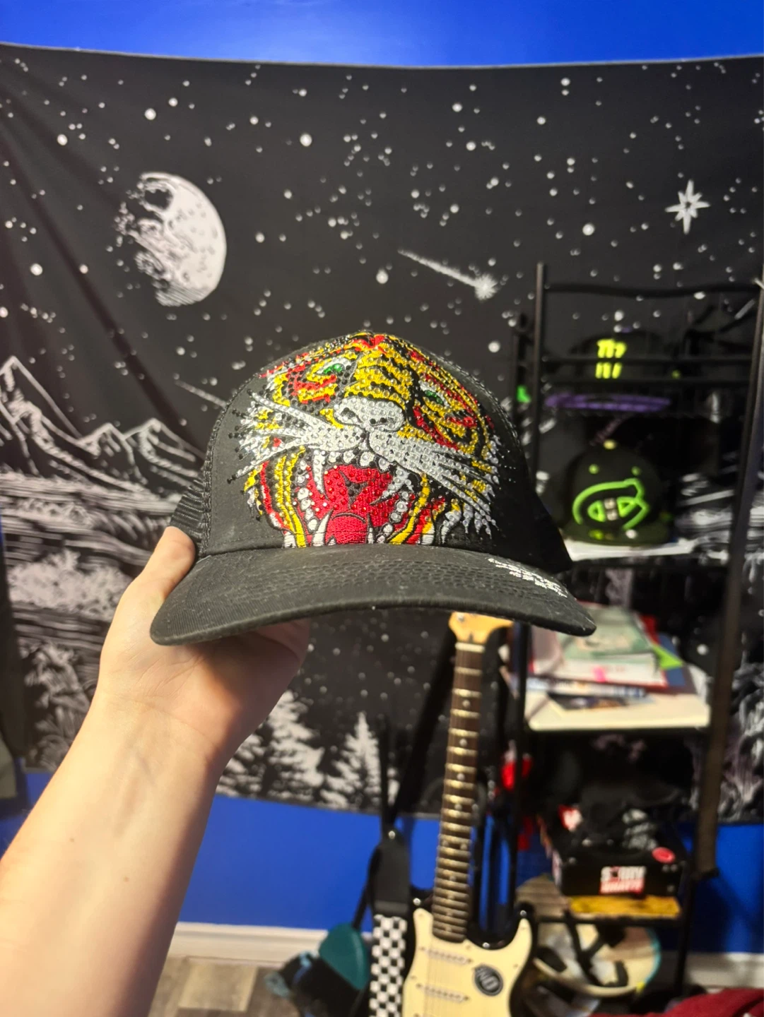 Ed Hardy Tiger Trucker Hat⚽